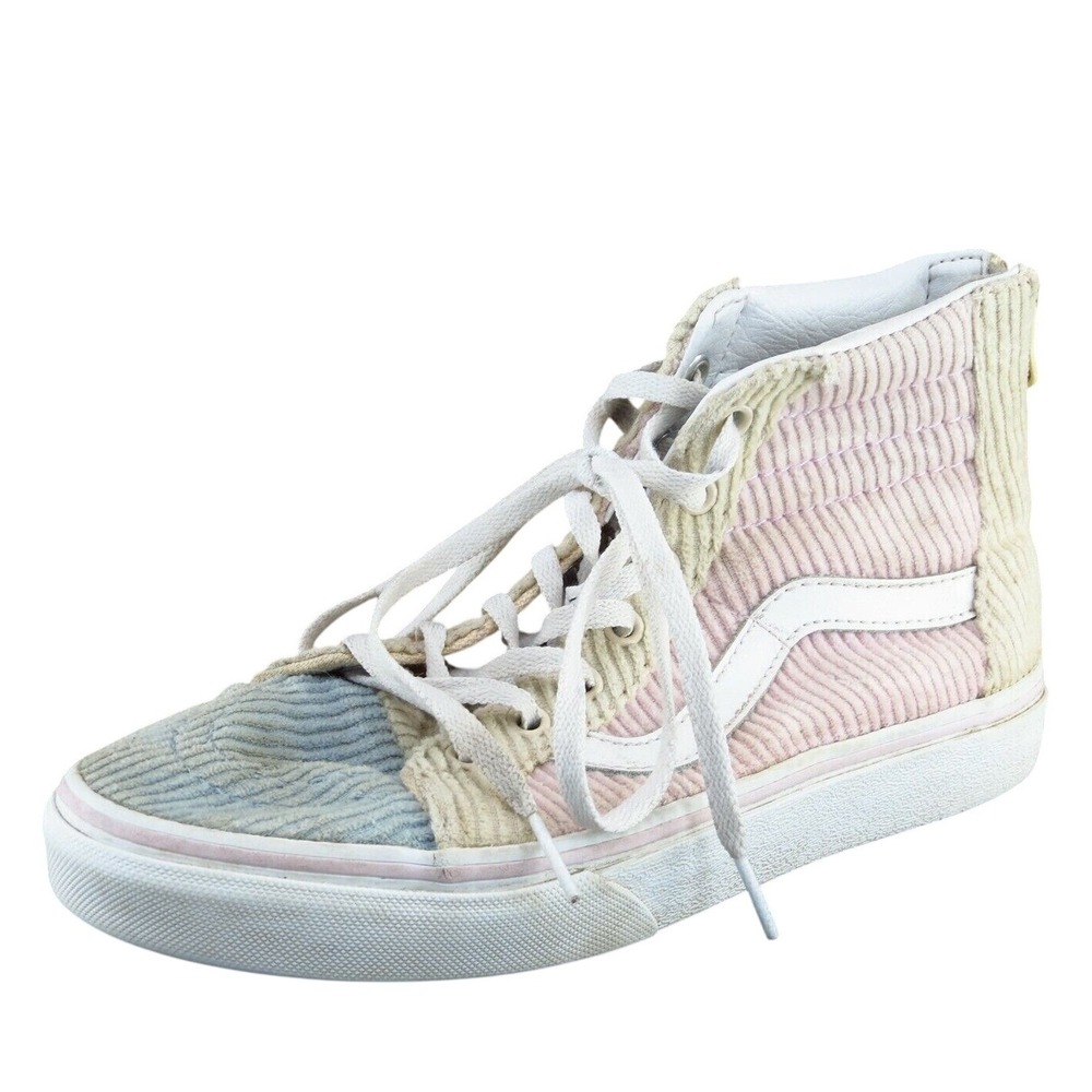 VANS Youth Boys Shoes Sz 4 M Pink‎ Synthetic Skateboarding